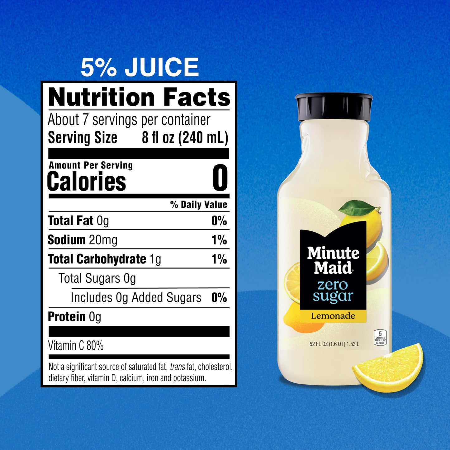 52oz Minute Maid Zero Sugar Lemonade