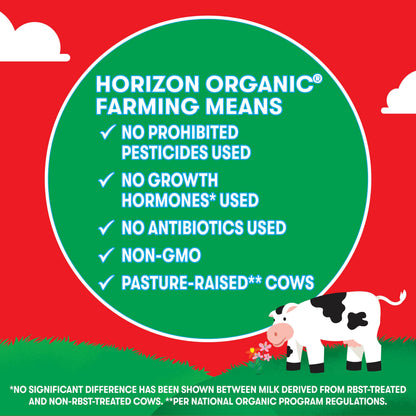 Horizon Organic Grassfed 2 Percent Milk, Rich and Creamy Reduced Fat Grassfed Milk, 59 fl oz Carton