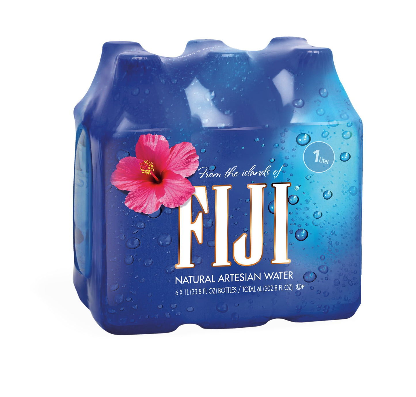 FIJI Water Artesian Water, 33.8 Fl Ounce Bottle (6-Pack)