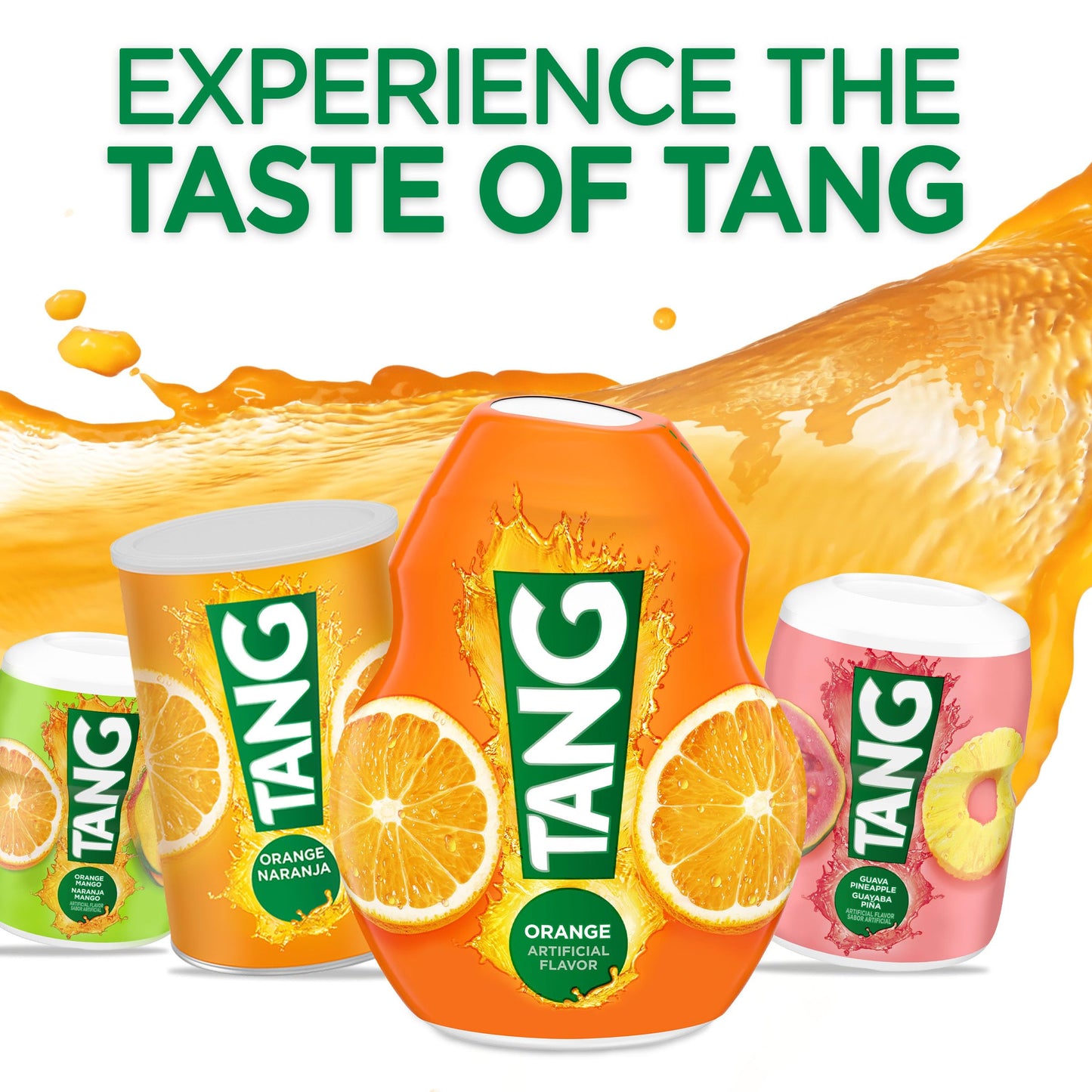 Tang Orange Artificially Flavored Liquid Soft Drink Mix, 1.62 fl oz Bottle