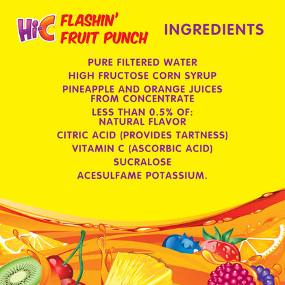 HI-C Flashin' Fruit Punch 6oz 8pk