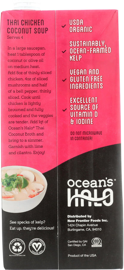 Ocean's Halo, Organic and Vegan Thai Coconut Broth, 32 Fl Oz