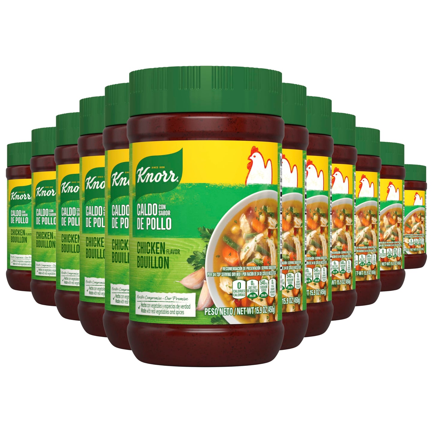 Knorr Granulated Bouillon 12 count Chicken 15.9 oz