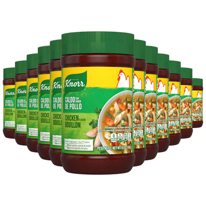 Knorr Granulated Bouillon 12 count Chicken 15.9 oz
