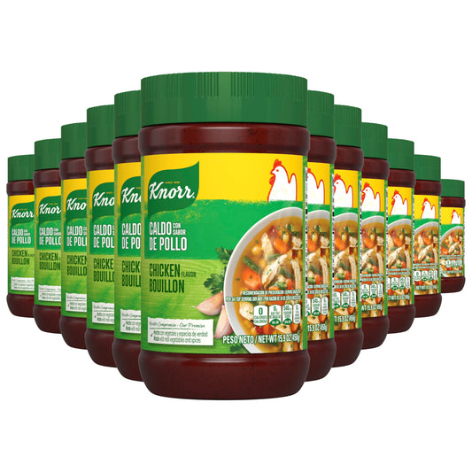 Knorr Granulated Bouillon 12 count Chicken 15.9 oz
