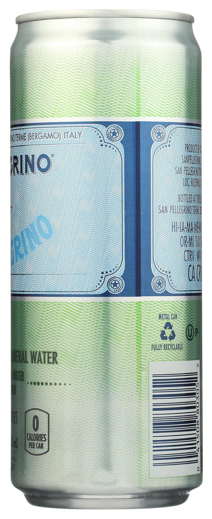 S.Pellegrino Sparkling Natural Mineral Water, 11.15 Fl Oz skinny can