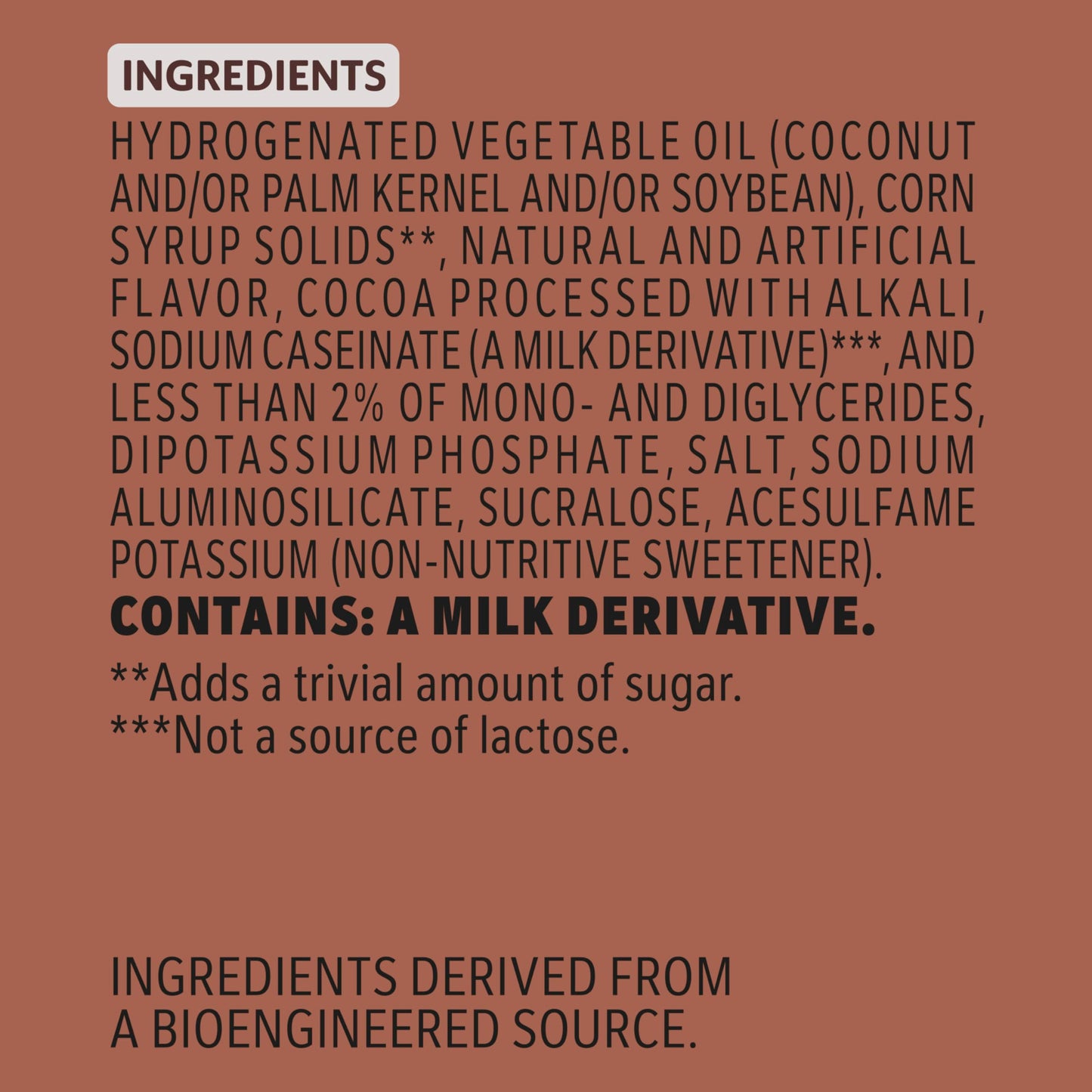 Coffee-mate Sugar Free Creamy Chocolate Powdered Coffee Creamer, 10.2 Ounce