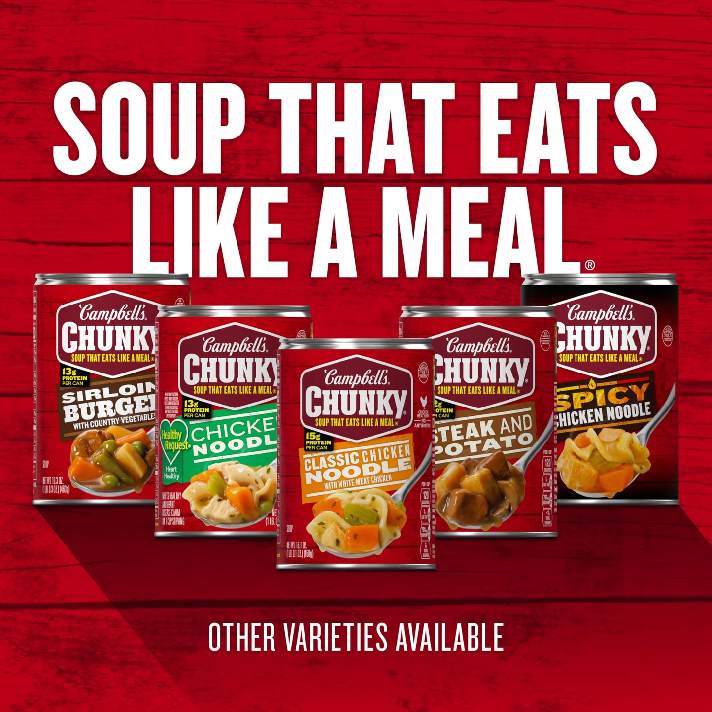 Campbell’s Chunky Soup, Chicken and Sausage Gumbo, 16.1 oz Can (Case of 8)