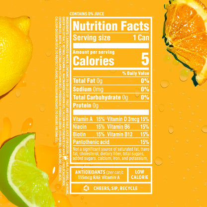 Sparkling Ice +Caffeine Citrus Twist Flavored Sparkling Water with Caffeine (Pack of 12) and Sparkling Ice Classic Lemonade Sparkling Water (Pack of 12)