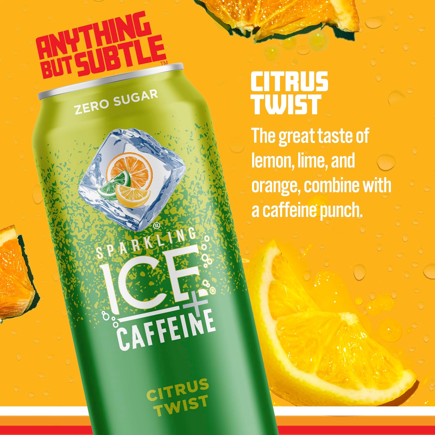 Sparkling Ice +Caffeine Citrus Twist Flavored Sparkling Water with Caffeine (Pack of 12) and Sparkling Ice Classic Lemonade Sparkling Water (Pack of 12)