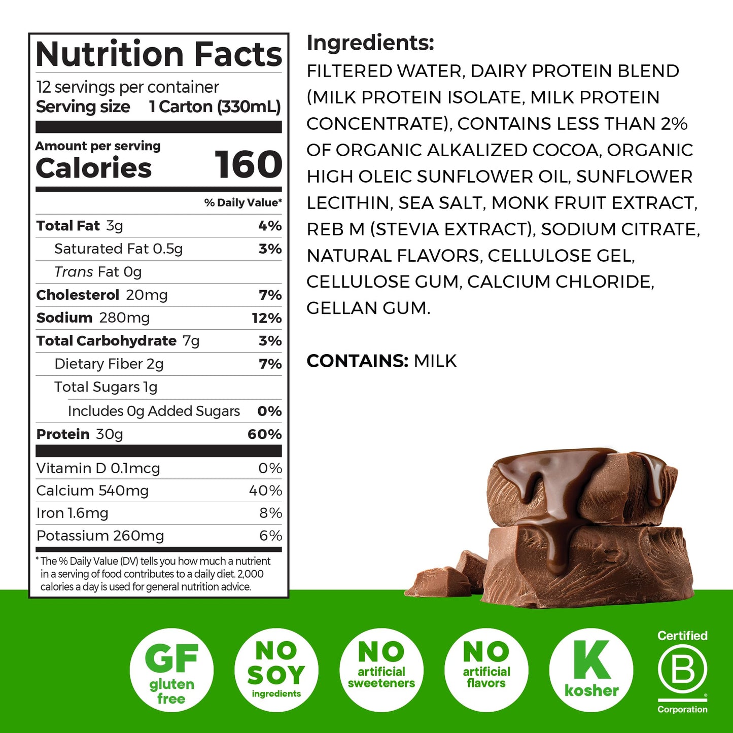 Orgain 30g High Protein Shake Bundle - Chocolate Fudge & Vanilla Bean, 11 Fl Oz (2 Pack of 12) - Dairy Isolate, 6g BCAAs, 1g Sugar, Keto Friendly, Gluten-Free