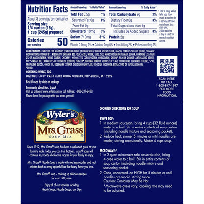 MRS GRASS MIX SOUP CHICKEN NOODLE, 4.2 OZ, 2 PACK