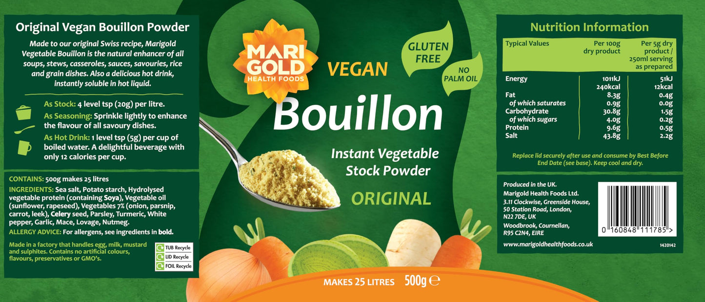 Marigold Swiss Vegetable Bouillon, 500 GR