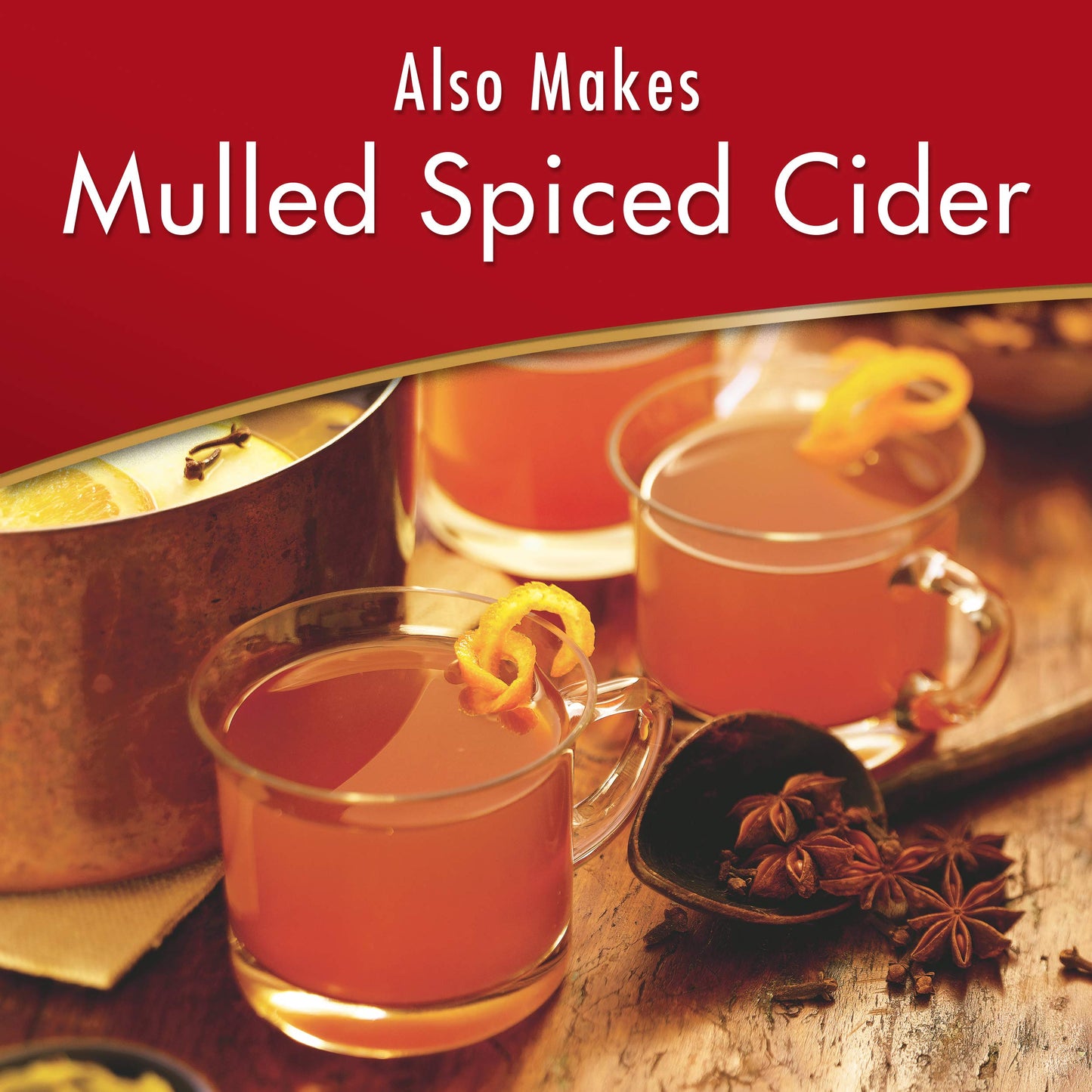 Alpine Spiced Cider Original Drink Mix, Apple Flavor, 10 Pouches