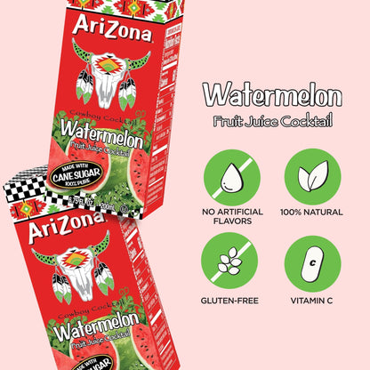 Arizona Watermelon Drink, 6.75 fl oz Tetra Box (Pack of 32)