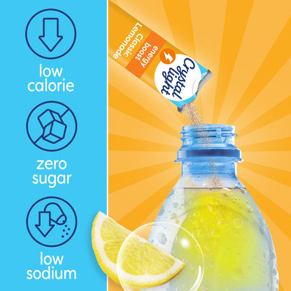 Crystal Light Energy Boost Lemonade Drink Mix, 10 ct On-the-Go Packets