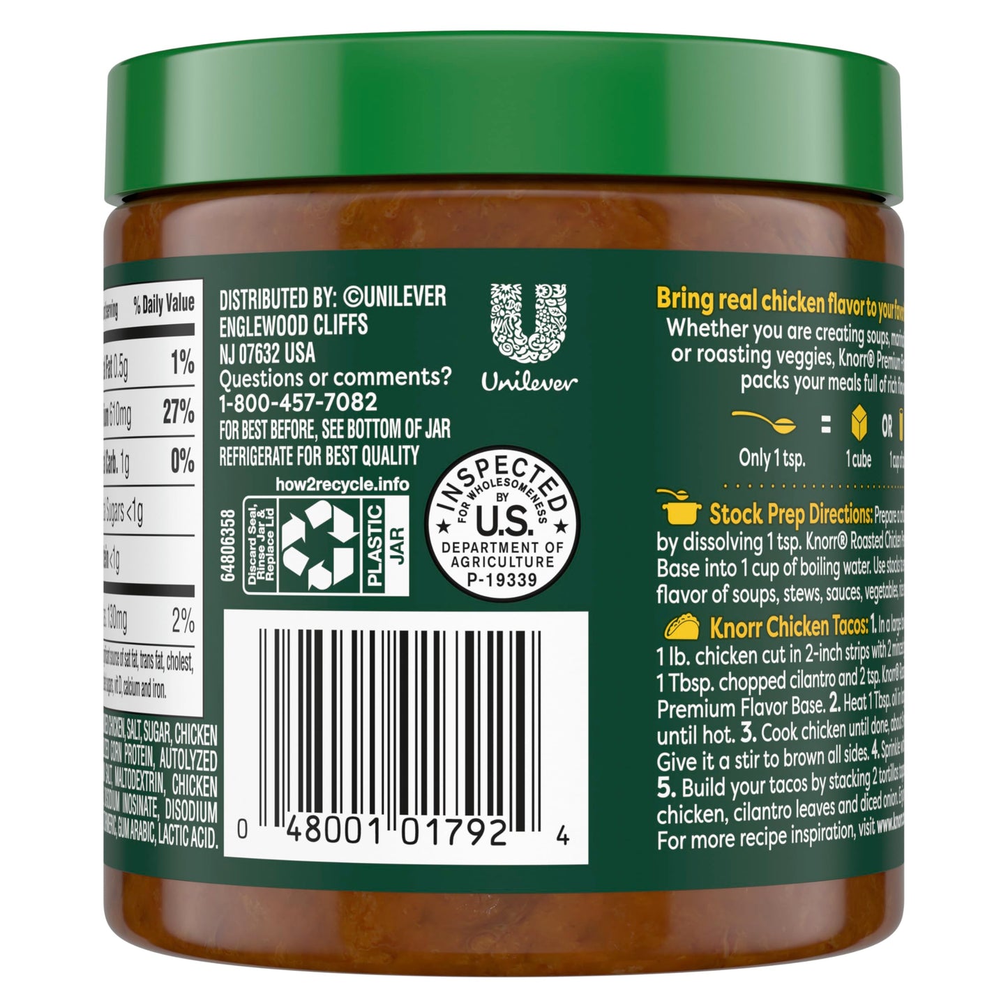 Knorr Premium Flavor Base Roasted Chicken Versatile & Easy to Use 11 OZ