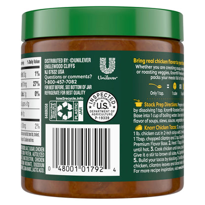 Knorr Premium Flavor Base Roasted Chicken Versatile & Easy to Use 11 OZ