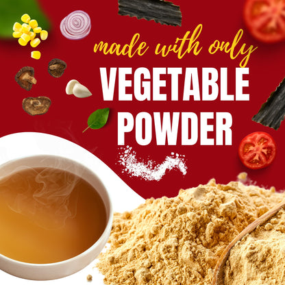 Instant Umami Broth Powder Aging Care 4.23oz (120g) by Aki Foods Japan – Natural Kombu & Vegetable Broth | No MSG, No Artificial Additives, Plant-Based Soup Stock | Product of Japan