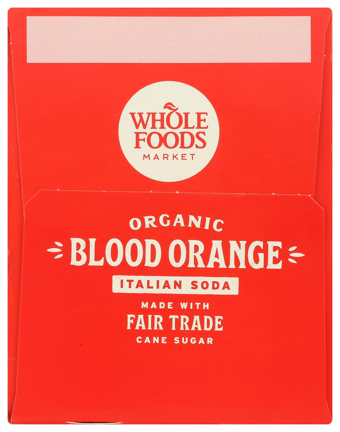 Whole Foods Market Blood Orange Italian Soda, 11.2 Fl Oz, 4 Pack | 4 Pack, Organic