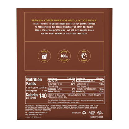 La Colombe Coffee, S'mores Cold Brew Draft Latte, 9 fl oz Cans, 4 Pack