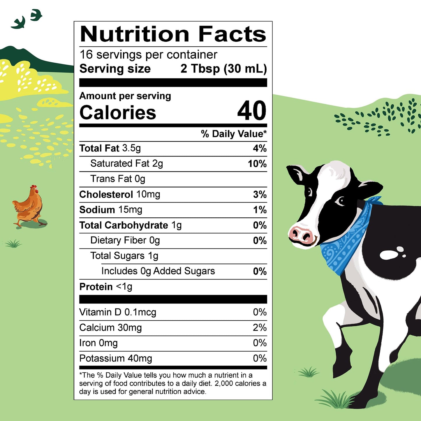 Organic Valley Half & Half, 16 fl oz