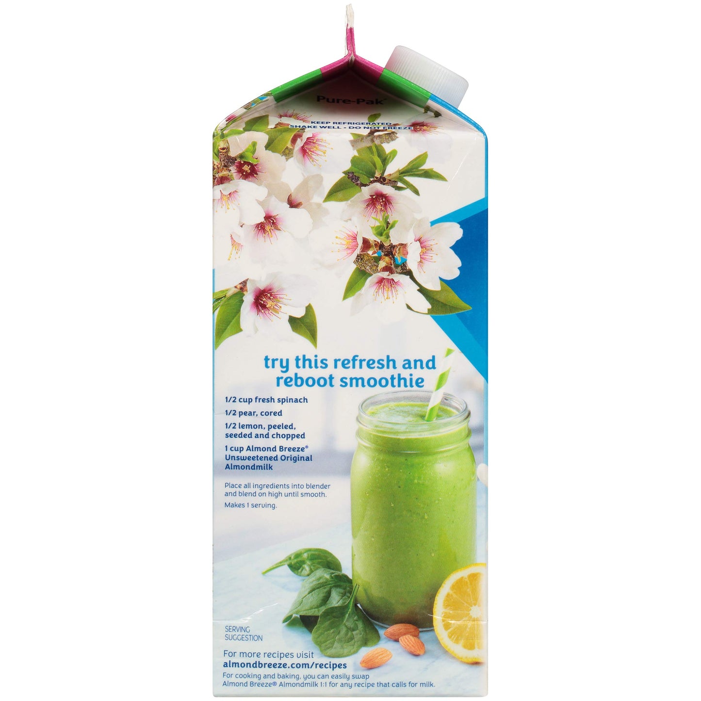 Almond Breeze Blue Diamond, Almond milk, Original, 64 Fl Oz
