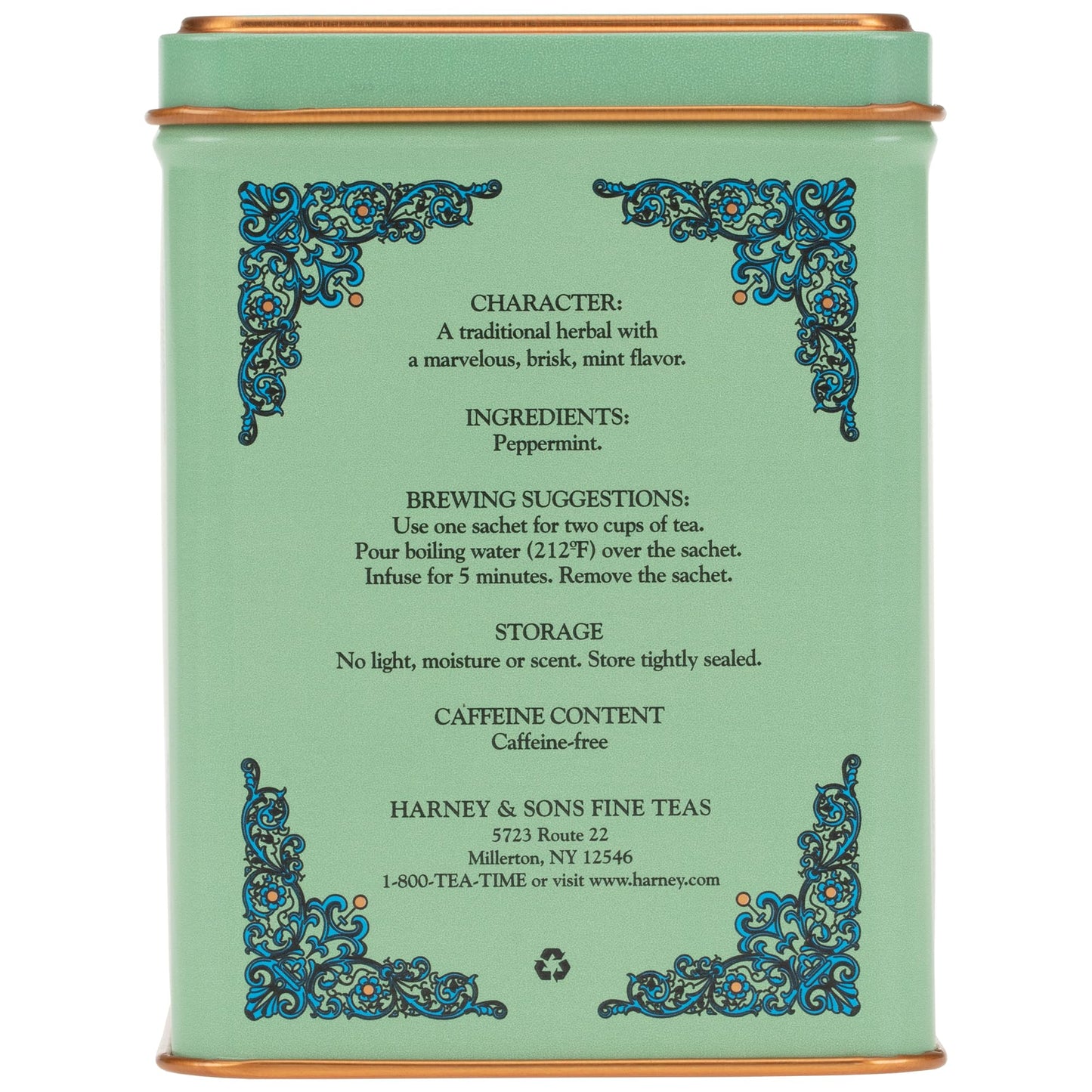 Harney & Sons Peppermint Herbal Tin, 20 Count