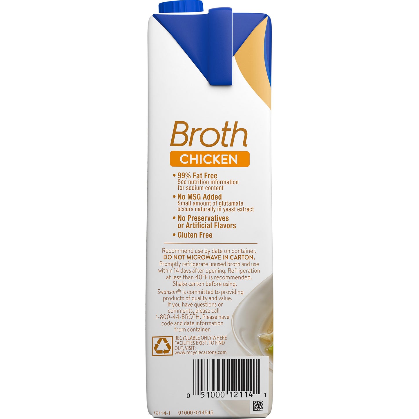 Swanson Chicken Broth, 32 Ounce (Pack of 6)