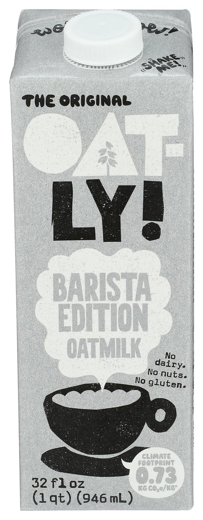Oatly Barista Edition Oatmilk, vegan, 32 Fl Oz