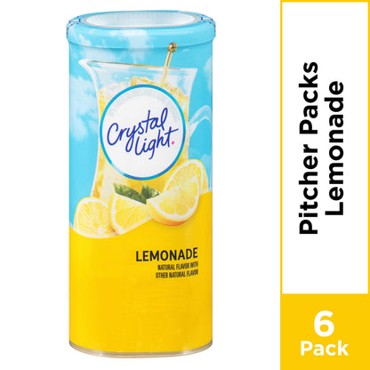 Crystal Light Lemonade Drink Mix (6 Pitcher Packets)