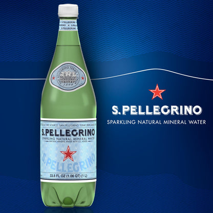 SAN PELLEGRINO NATURAL SPRK MINERAL WATER PLASTIC BOTTLE 1 CT 33.8 Fl Oz (Pack of 1)