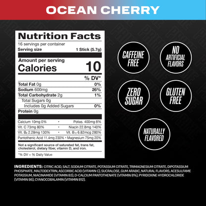 PRIME HYDRATION Berry Freeze, Cherry Freeze, & Ice Pop 12 Fl Oz Variety Sports Drinks, & Rapid Rehydration Electrolyte Powder Sticks, Ocean Cherry, & 12 Pack Black Graffiti Squeeze Sports Water Bottle