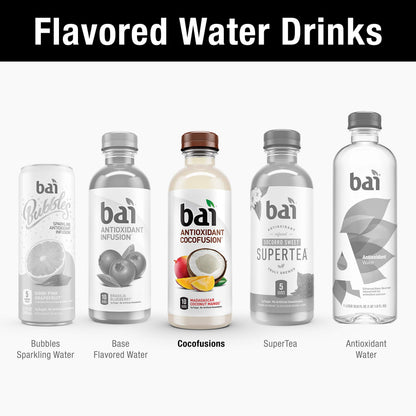 Bai Cocofusions Puna Coconut Pineapple, Antioxidant Infused Beverage, 18 Fl Oz