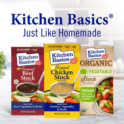 Kitchen Basics Original Seafood Stock, 32 fl oz (Pack of 4)