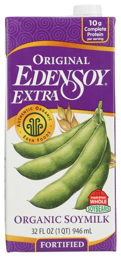 Eden Foods Extra Organic Original Fortified Soymilk, 32 oz