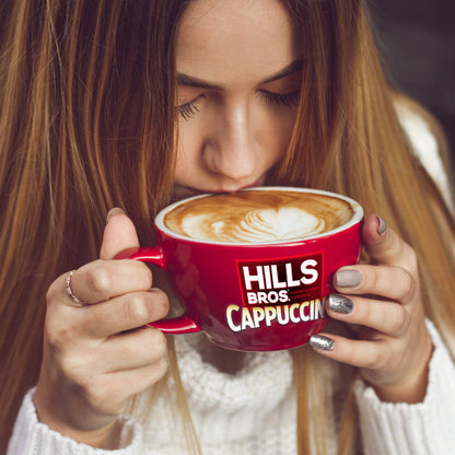 Hills Bros. Instant Sugar-Free Double Mocha Cappuccino Mix - Easy to Use, Enjoy Coffeehouse Flavor From Home - Frothy, Decadent Cappuccino With 0% Sugar and 10g of Carbs (Pack of 6)