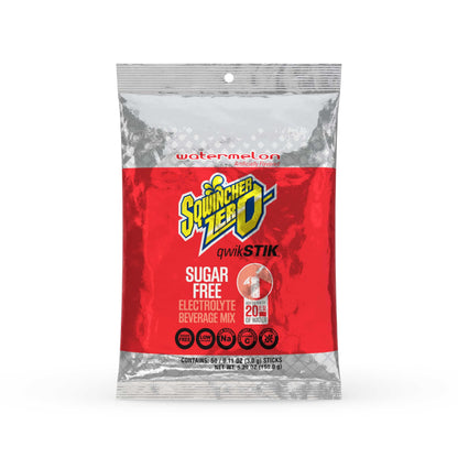 Sqwincher Zero Qwik Stik Sugar Free, Watermelon, .11 Oz (Pack of 50) & Zero Qwik Stik Sugar Free, Orange, .11 0z (Pack of 50)