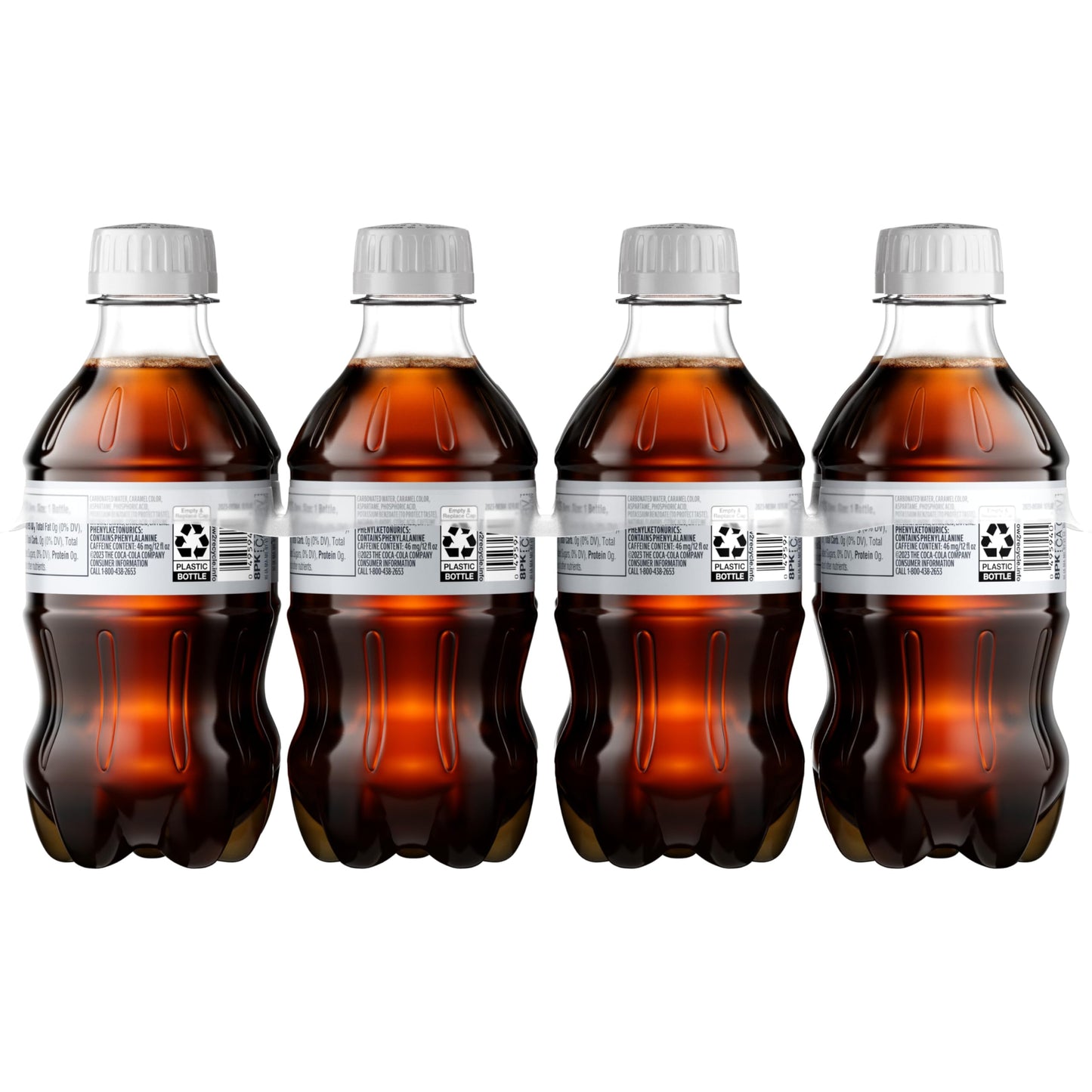 Diet Coke Diet Soda, 12 fl oz Bottles, 8 Pack - Cola Soft Drink
