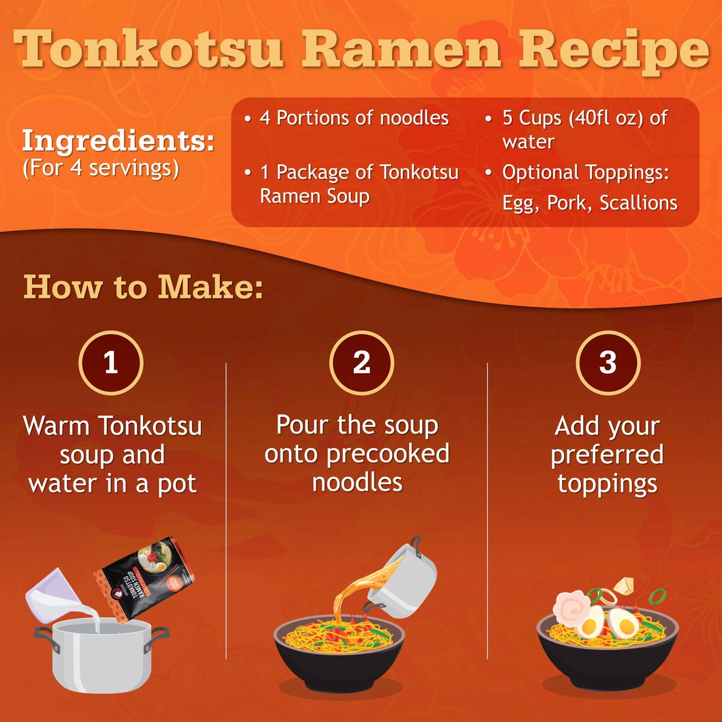 Otafuku Tonkotsu Ramen Shoyu Broth Concentrate, Rich Pork-Based Soup Mix for Authentic Japanese Ramen Noodles, 7.5oz (1 Pouch)