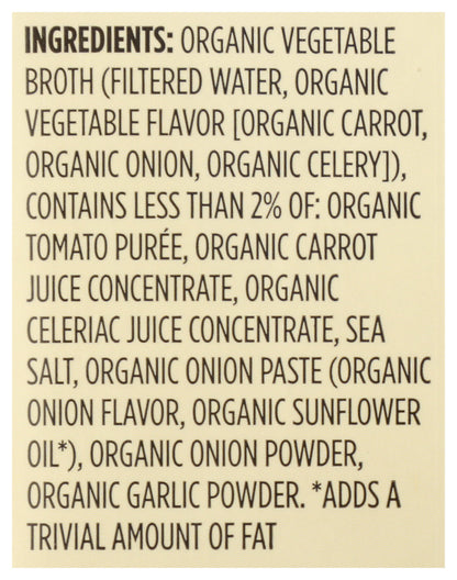 365 by Whole Foods Market, Organic Low Sodium Vegetable Broth, 32 Fl Oz