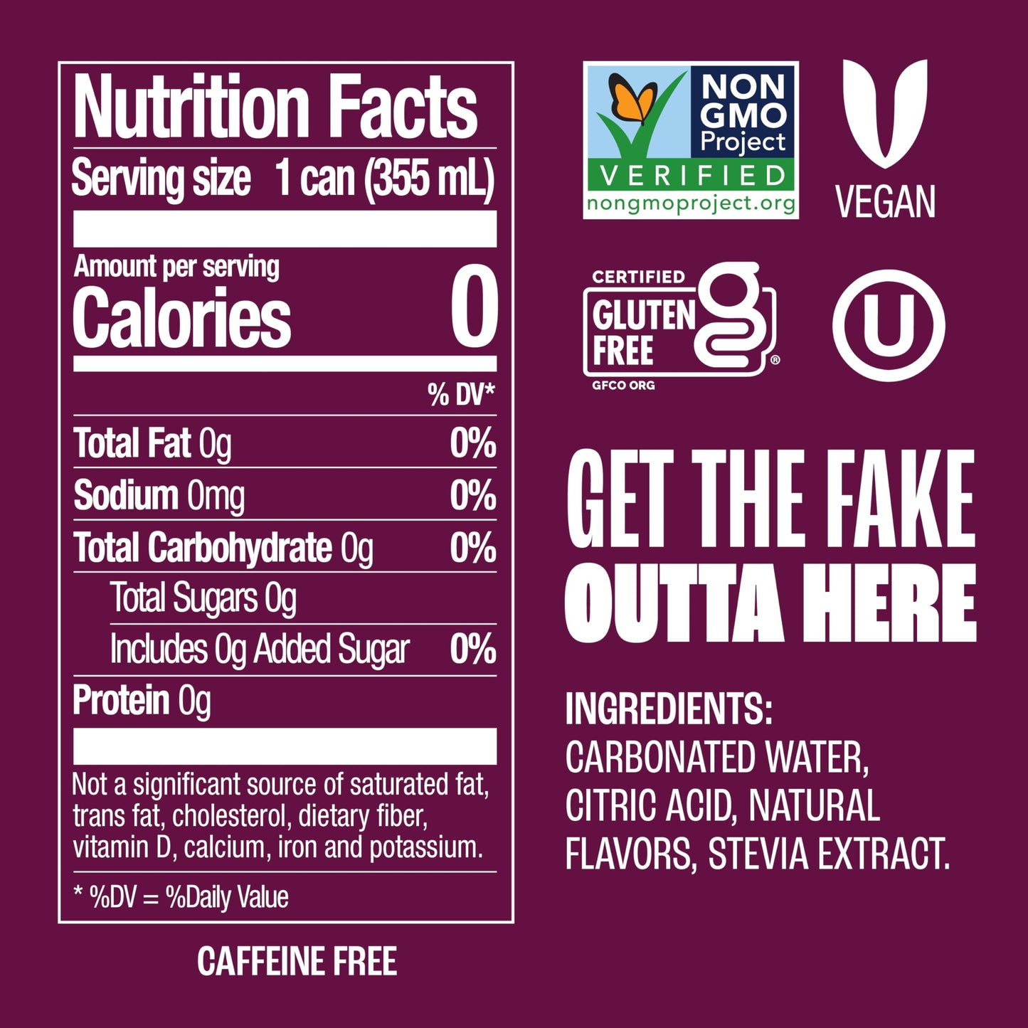 Zevia Zero Sugar Soda, Black Cherry, 12 Ounce Cans (Pack of 12)
