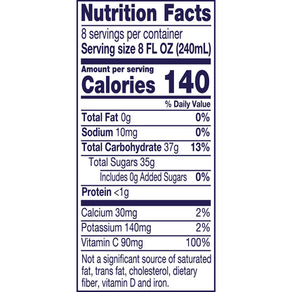Welch's 100% Concord Grape Juice, No Sugar Added, 64 oz