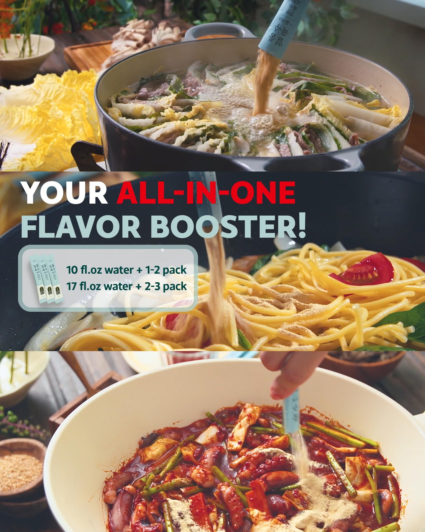 Yorit Excellent Broth Powder, Premium-Quality Seafood and Vegetable Stock, Quick-Gourmet Dishes, No Chemicals, Powder Soup Base 요릿 일품육수(1 Pouch, Seafood and Vegetable)