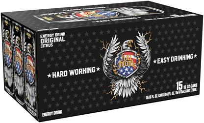 Full Throttle Citrus: Hard-Working Energy Drink. 16 Fl oz | Pack of 15