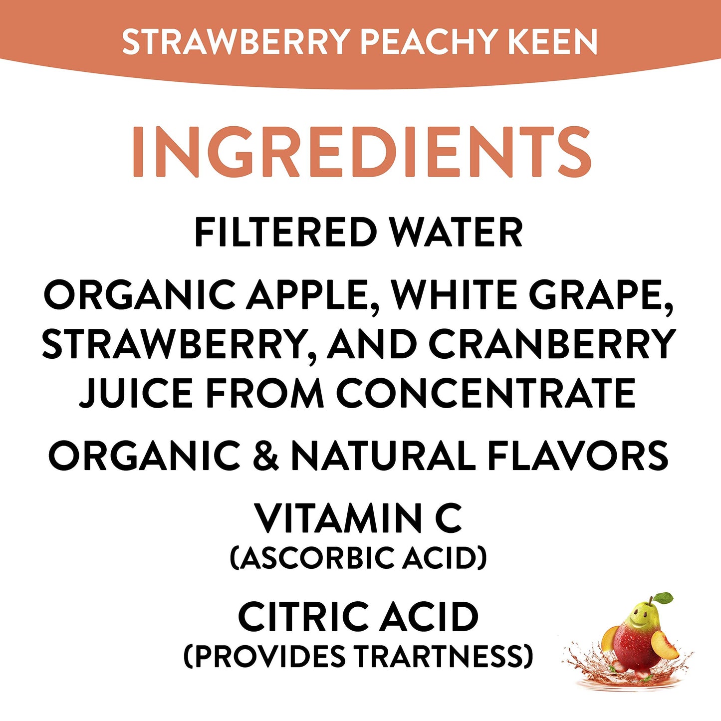 Honest Kids Strawberry Peachy Keen Cartons, 6 fl oz, 8 Pack, 5 Sets