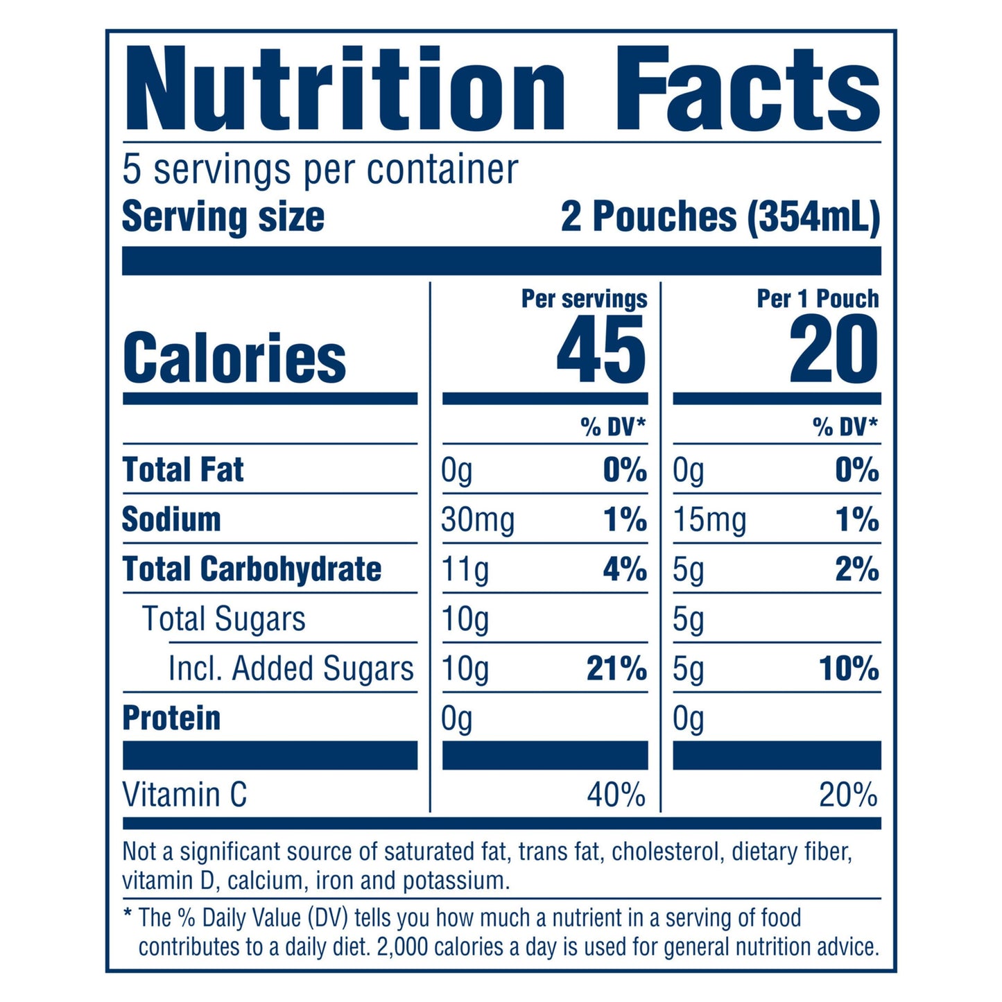 Kool-Aid Jammers Artificially Flavored Drink, 1 Pouches, for School Lunches and On-the-Go Hydration, Strawberry Kiwi Flavor, Excellent Source of Vitamin C, 6 fl oz