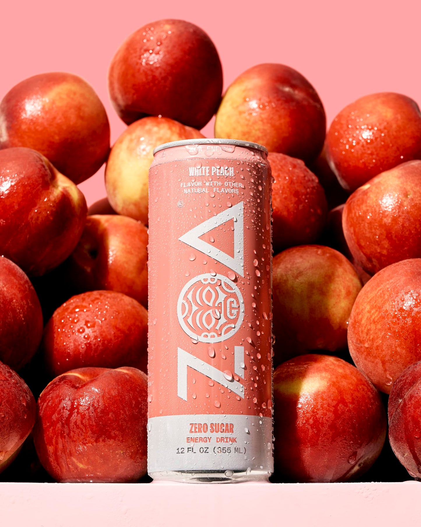 ZOA Zero Sugar Energy Drink Variety Pack, Sugar Free with Electrolytes, Healthy Vitamin C, Amino Acids, Essential B-Vitamins, and Caffeine from Green Tea, 18 12 oz cans, White Peach, Tropical Punch, Frosted Grape