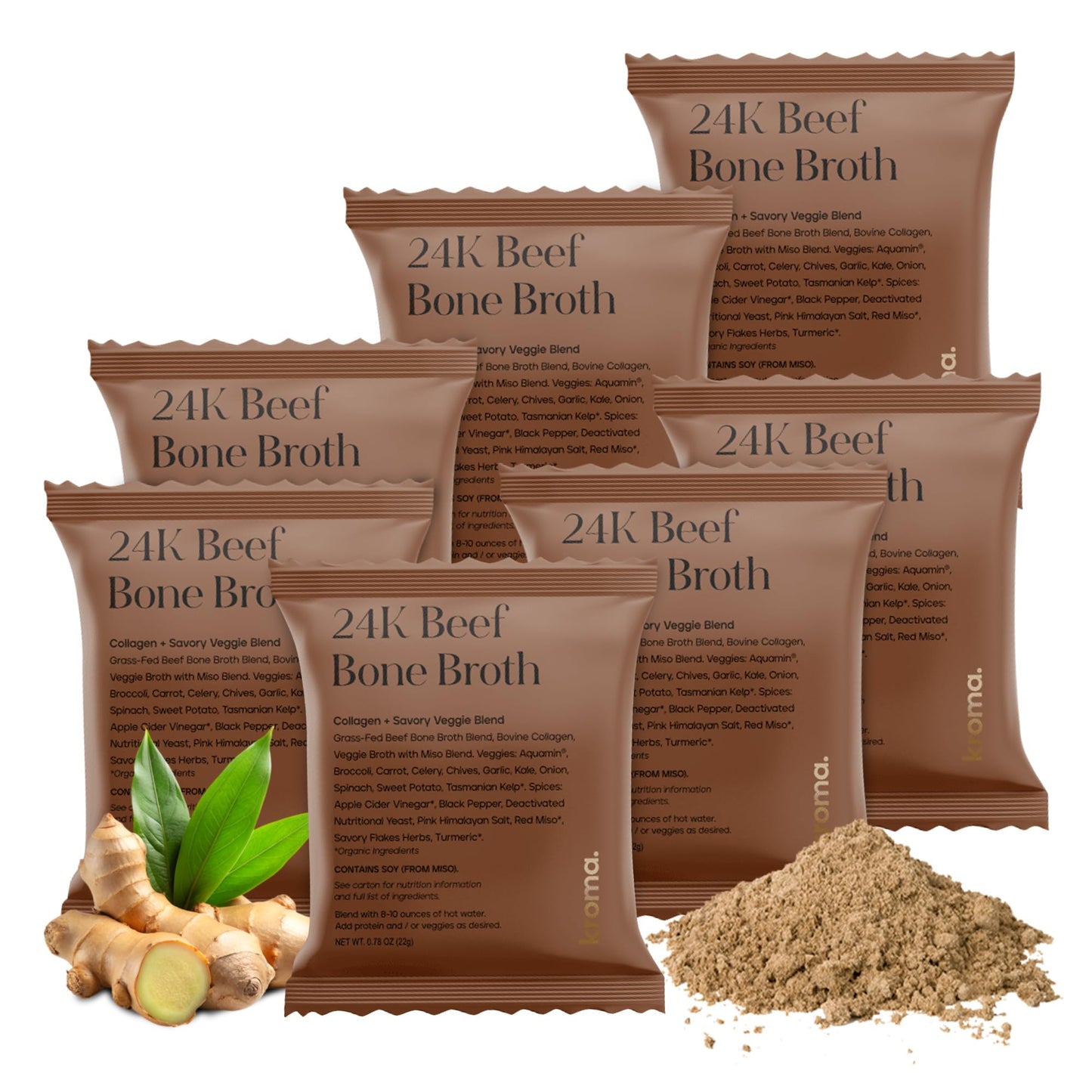 Kroma Grass-Fed Bone Broth Duo – Premium Beef Broth Pack