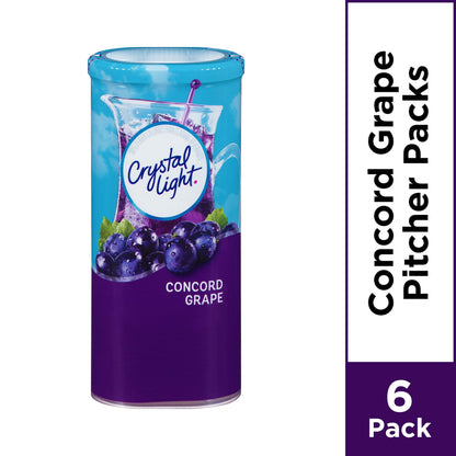 Crystal Light Classic Orange and Concord Grape Naturally Flavored Powdered Drink Mixes (66 Count)